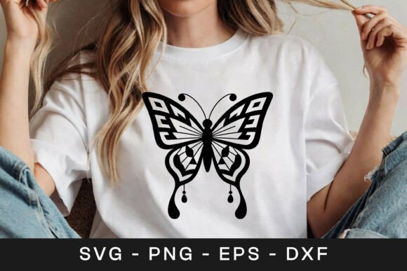 Butterfly Line Art SVG for Crafts and Graphics