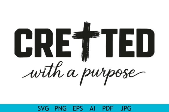 Christian Created with Purpose Graphics