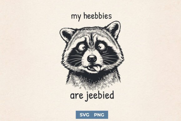 Fun Raccoon SVG for Sarcastic Shirts