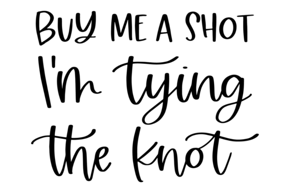 Fun Wedding Graphic for Crafts