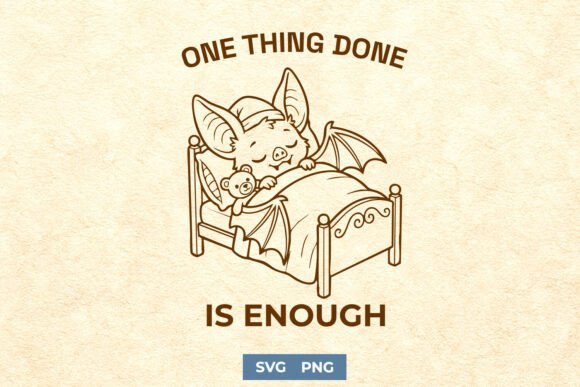 One Thing Done SVG for Graphics and Crafts