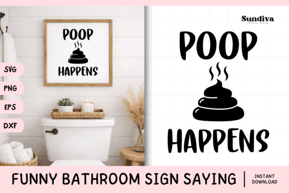 Playful Graphic for Crafts and Home Decor