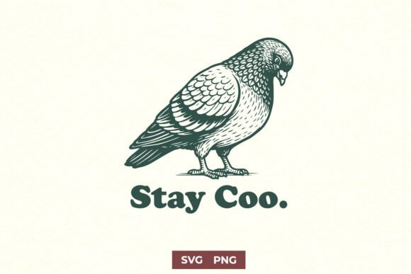 Stay Coo SVG for Graphics and Crafts