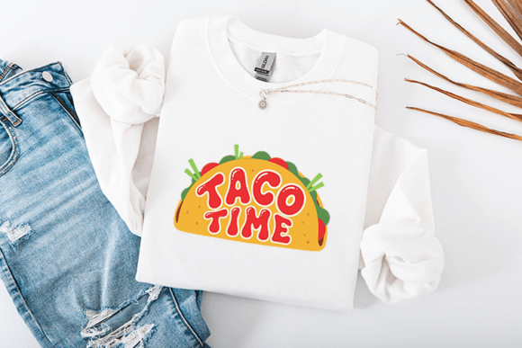 Taco Time Graphics for Crafts