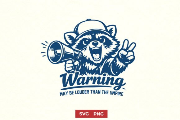 Warning May Be Louder Than Umpire SVG: Graphics for Crafts & Content